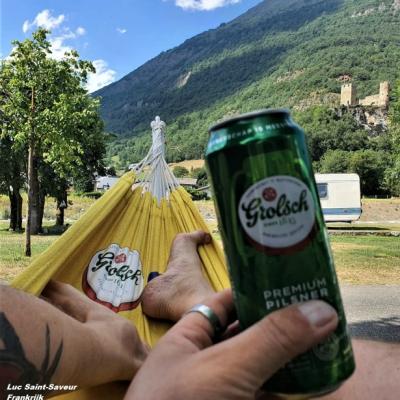 Grolsch tijdens vakantie